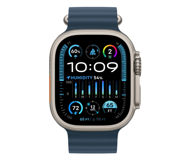 Apple Watch Ultra 2 Titanium/Blue Ocean Band LTE - 1180302 - zdjęcie 2
